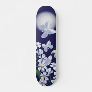 Moonlit Butterflies Skateboard