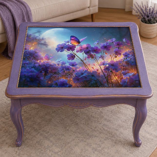 Moonlit Butterfly Flower Meadow Decoupage Tissue Paper (Creator Uploaded)