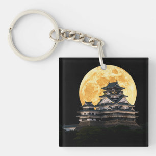 Moonlit Castle -Japanese Castle- Key Ring