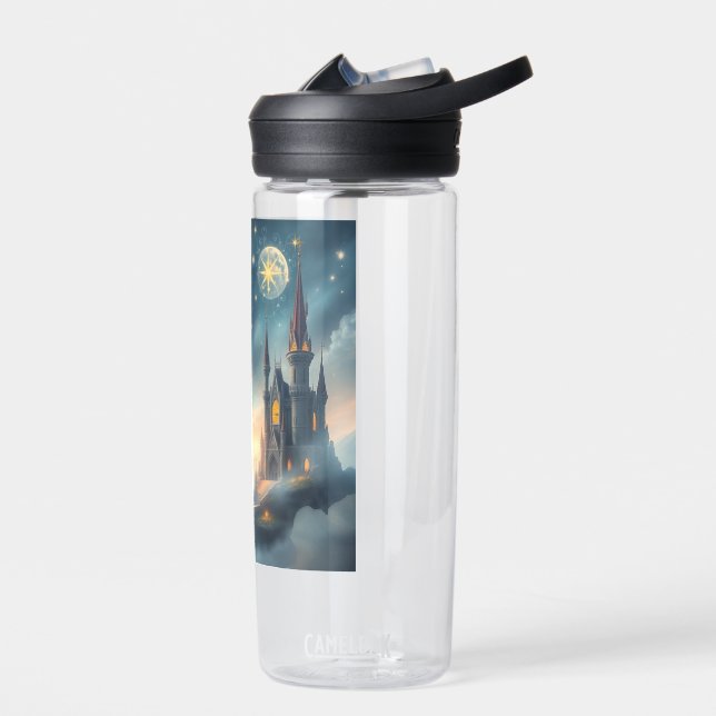  Moonlit Celestial Castle Water Bottle (Left)