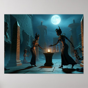 Moonlit Ceremony Poster
