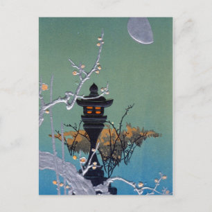 Moonlit Chochin postcard reproduction