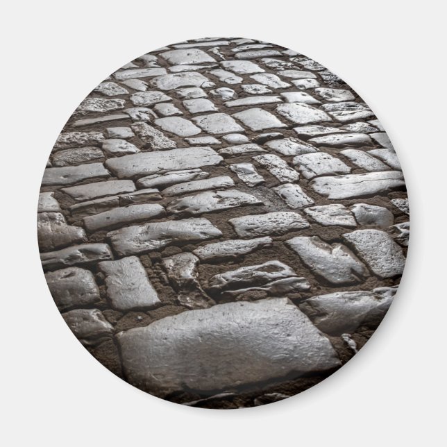 Moonlit Cobblestones Magnet (Front)