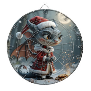 Moonlit Cookie Bandit – The Grey Christmas Dragon. Dartboard