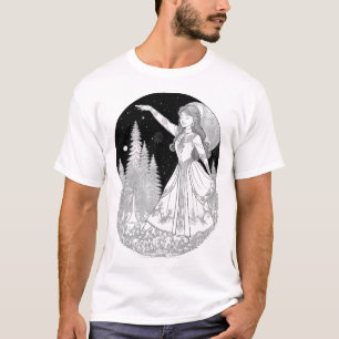 Moonlit Dance of the Forest Maiden T-Shirt