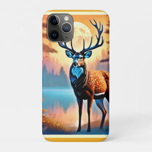 Moonlit Deer Stance iPhone 11 Pro Case