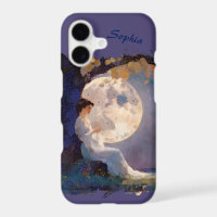 Moonlit Dreamer - Serene Night Sky