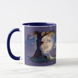 Moonlit Dreamer - Serene Night Sky Mug