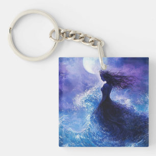 Moonlit Drift-Ocean Dream Keychain