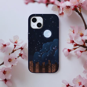 Moonlit, Empire State Night Sky iPhone 14 Case