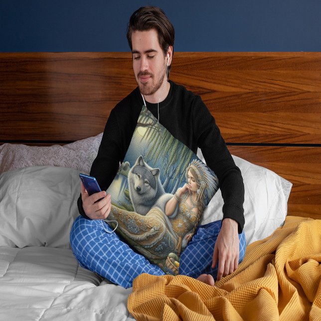 Moonlit Enchantment in the Mystic Forest Cushion (Creator Uploaded)