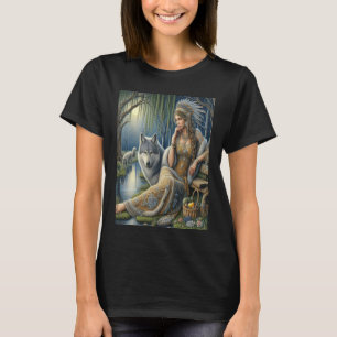 Moonlit Enchantment in the Mystic Forest T-Shirt
