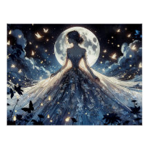 Moonlit Fairy Princess Celestial Gown