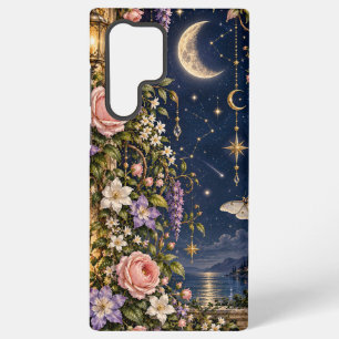 Moonlit Floral Garden Phone Case