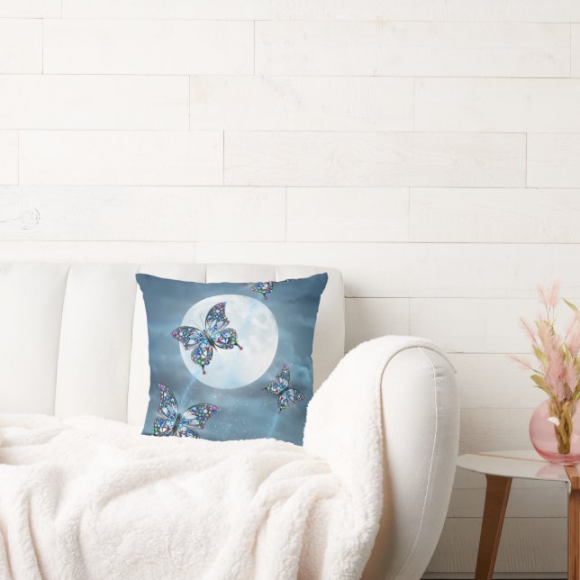 Moonlit Flutter Cushion (Couch)