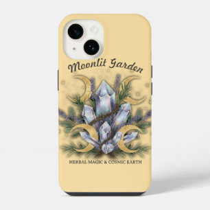 Moonlit Garden Crystal Bouquet • Herbal Magic iPhone 14 Case