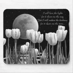 Moonlit Garden Mouse Mat