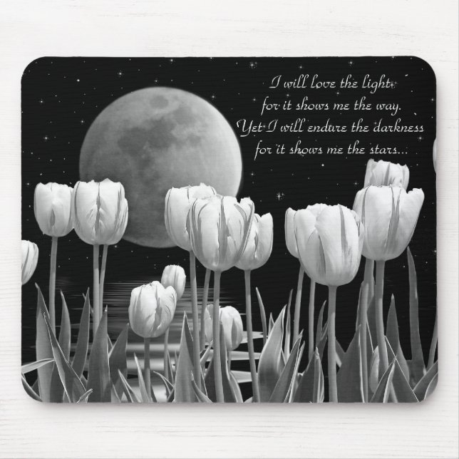 Moonlit Garden Mouse Mat (Front)