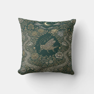 Moonlit Garden Throw Pillow
