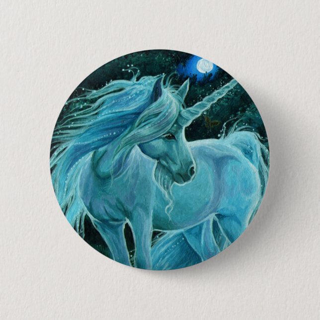 Moonlit Glade 6 Cm Round Badge (Front)