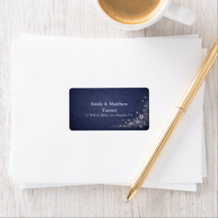 Moonlit Grove Celestial Woodland Wedding Envelope Label