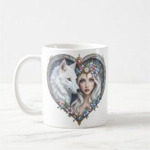 Moonlit Guardian of the Eternal Heart. Coffee Mug
