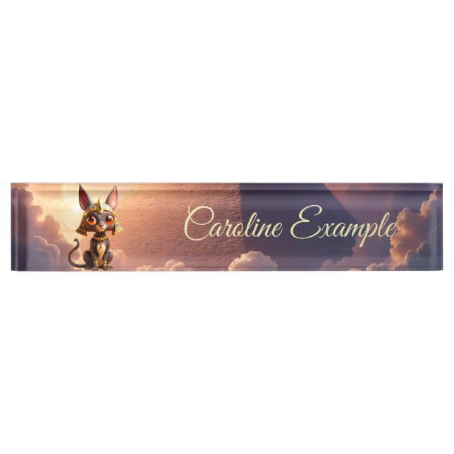 Moonlit Guardian of the Eternal Sands.  Nameplate (Front)
