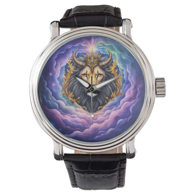 Moonlit Guardians – Cosmic lion. Watch (Front)