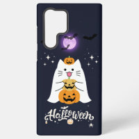 Moonlit Halloween Cat – Spooky & Sweet Night