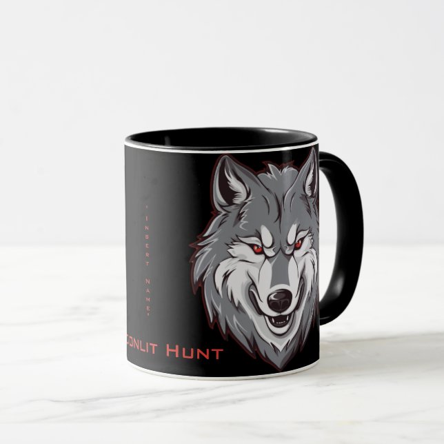 Moonlit Hunt Mug (Front Right)