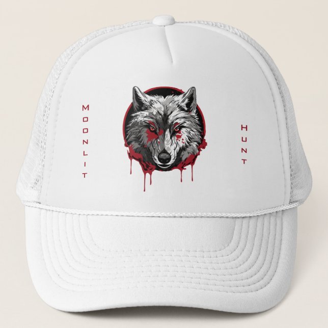 Moonlit Hunt Trucker Hat (Front)