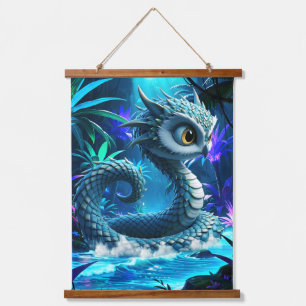 Moonlit Jungle Guardian – Enchanted Owl Hanging Tapestry