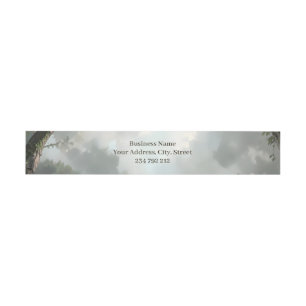 Moonlit Keeper of Clockwork Light. Invitation Belly Band