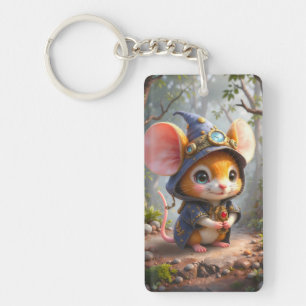 Moonlit Keeper of Tiny Wonders. Key Ring