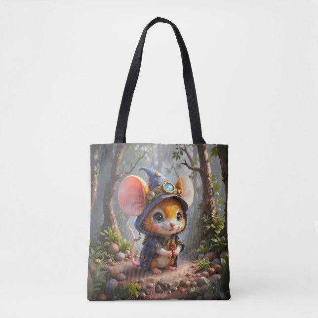 Moonlit Keeper of Tiny Wonders.  Tote Bag (Front)