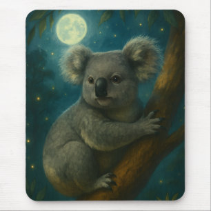 Moonlit Koala Perch Mouse Mat