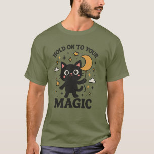 Moonlit Magic Cat T-Shirt