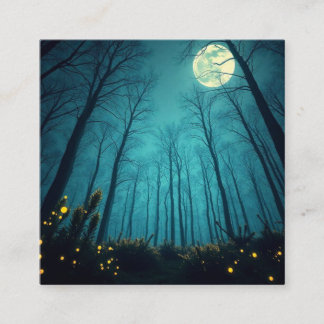 moonlit magic  square business card