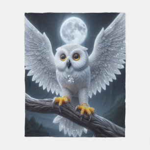 Moonlit Majesty Fleece Blanket