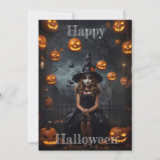 Moonlit Masquerade: An Enchanting Halloween Affair Invitation