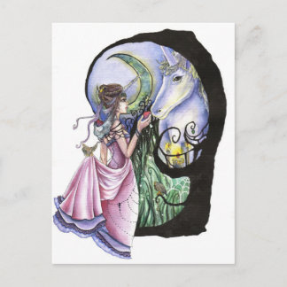 Moonlit Meeting Post Card