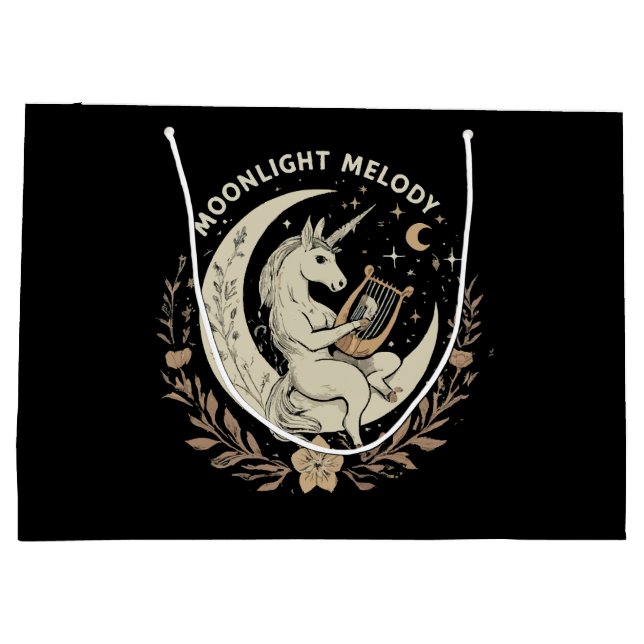 Moonlit Melody Large Gift Bag (Back)