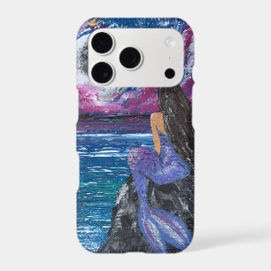 Moonlit mermaid handmade artwork