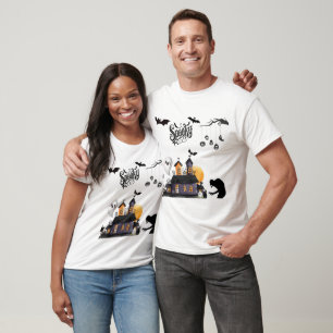 Moonlit Mischief hot white T-Shirt