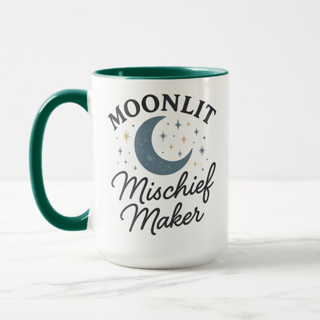 Moonlit Mischief Maker | Halloween Mug (Left)