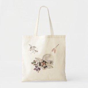 Moonlit Moth Graphic Tote Bag