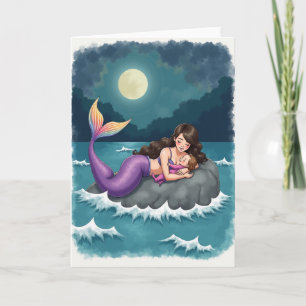 Moonlit Mother Love Art Card