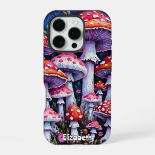 Moonlit Mushroom Patch iPhone 16 Pro Case