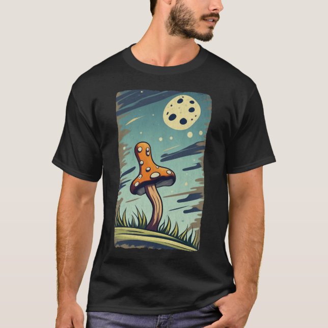 Moonlit Mushroom T-Shirt (Front)