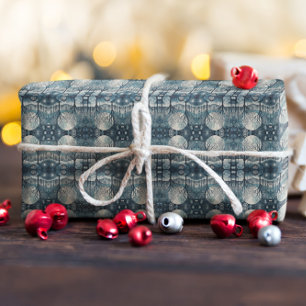 Moonlit Nordic Forest Wrapping Paper